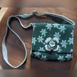 Felted wool bag Crossbody
